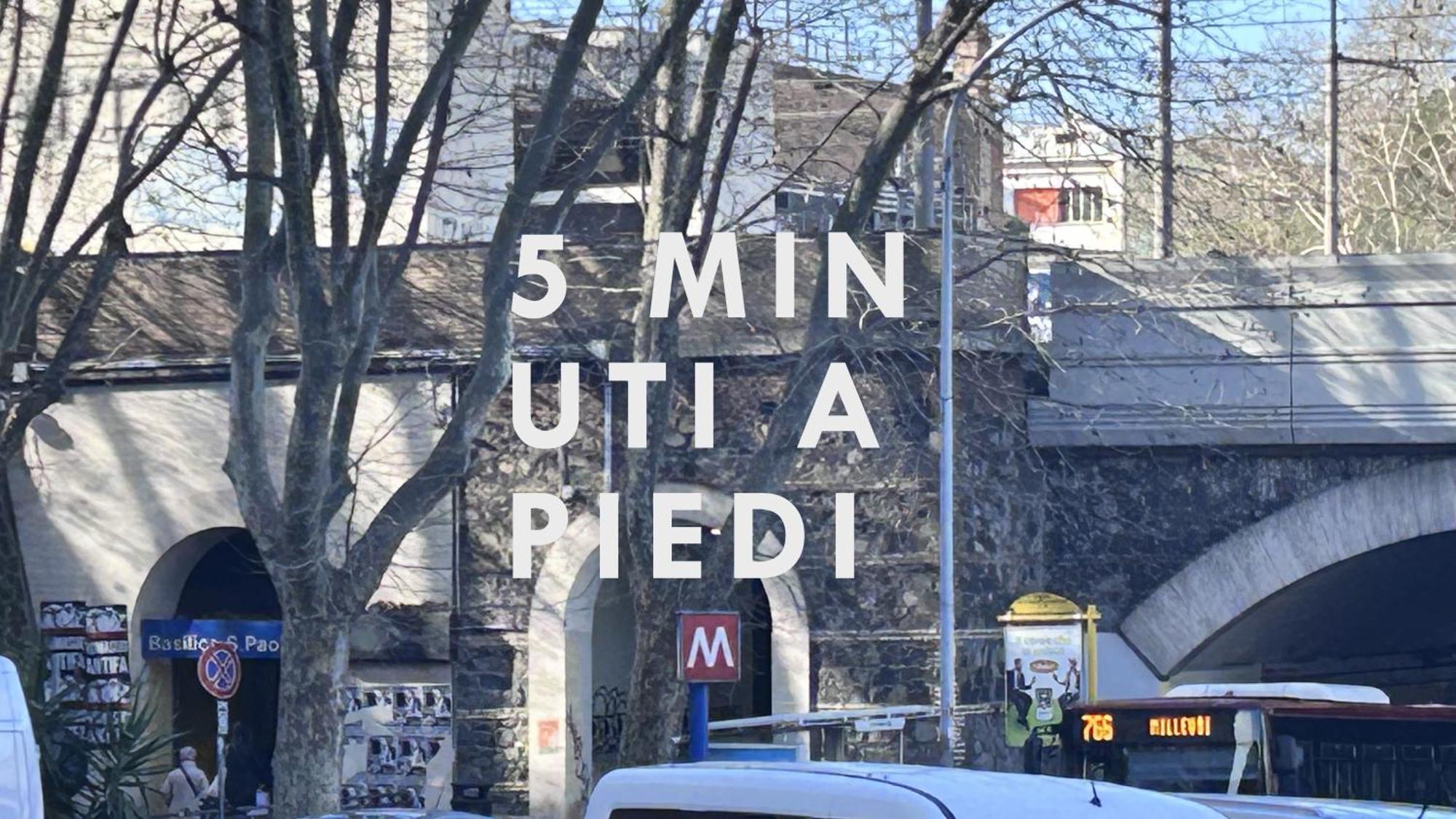 Apartment Breath Of 5 Min A Piedi Metro B Sanpaolo Poche Fermate Dal Centro Di Rom
